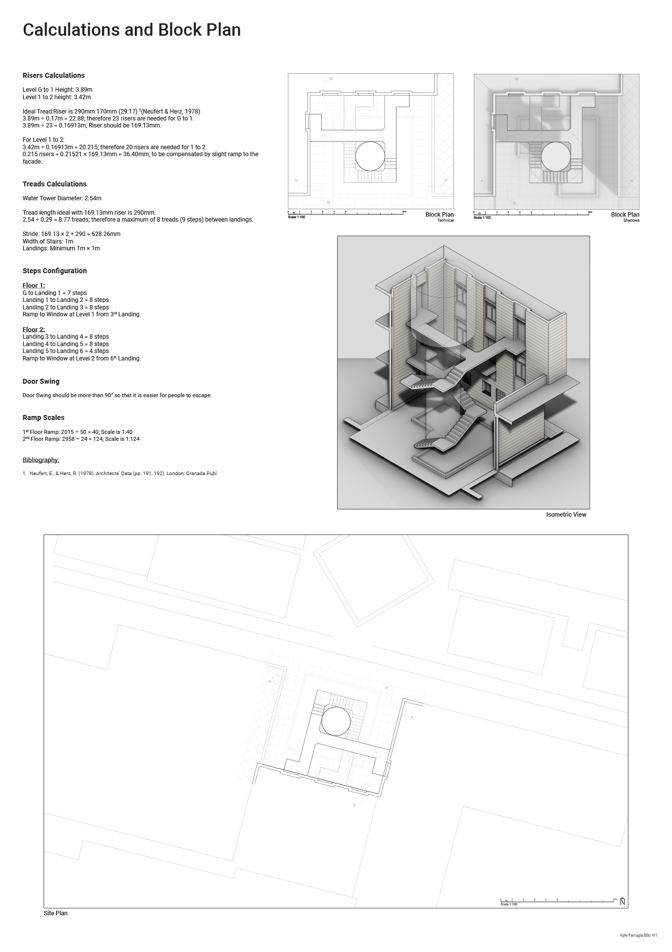 Emergency Exit Stairs Design